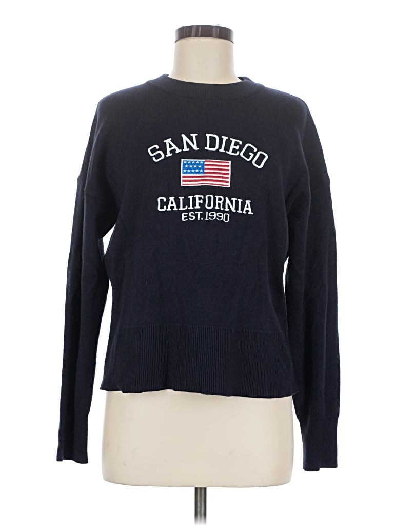 Pre-owned Primark Pullover Sweater In Blue