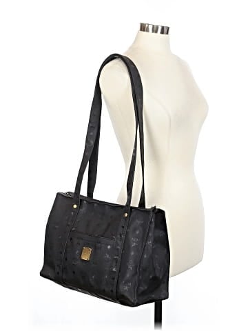 MCM Visetos Nylon Tote Bag (view 2)