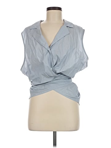 Lane Bryant Sleeveless Button-Down Shirt (view 1)