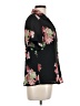 TanJay Floral Black Short Sleeve Blouse Size 10 - photo 4