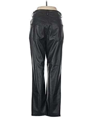Zara Faux Leather Pants (view 2)