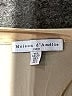 Maison d' Amelie 100% Polyester Tan Short Sleeve Blouse Size L - photo 7
