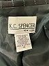 K.C. Spencer Stripes Black Blazer Size 14 - photo 6