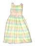 Marmellata 100% Polyester Argyle Green Dress Size 8 - photo 1