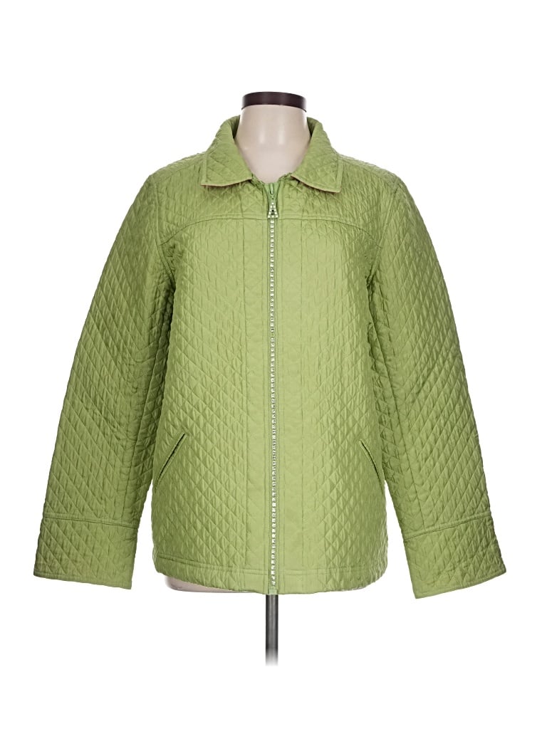 Pre-owned Quacker Factory Jacket In Green