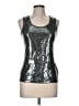 Covington Silver Sleeveless Top Size M (petite) - photo 1