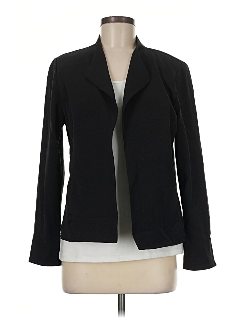 Pre-owned Christopher & Banks Blazer Jacket In Black