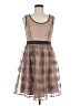 Ryu 100% Polyester Brown Cocktail Dress Size M - photo 1