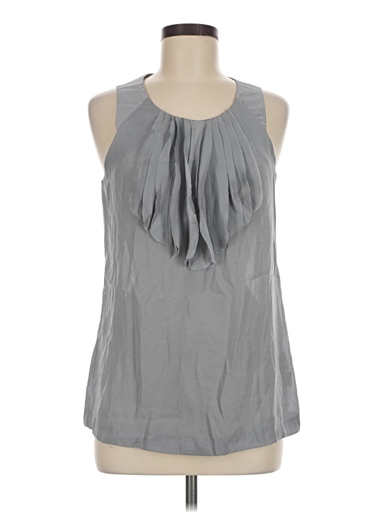 Pre-owned Adiva Sleeveless Blouse In Gray