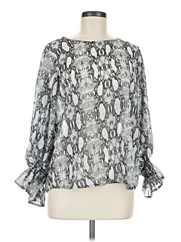 Blu Pepper Long Sleeve Blouse (view 1)