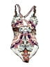 Venus Paisley Ivory One Piece Swimsuit Size 8 - photo 1