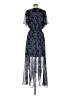 CeCe Paisley Blue Cocktail Dress Size M - photo 2