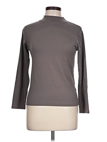 Velvet Long Sleeve Turtleneck (view 1)