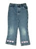 Mon Petit Hearts Blue Jeans Size 4T - photo 1
