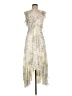 CeCe 100% Polyester Floral Ivory Casual Dress Size 6 - photo 1