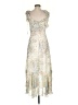 CeCe 100% Polyester Floral Ivory Casual Dress Size 6 - photo 2