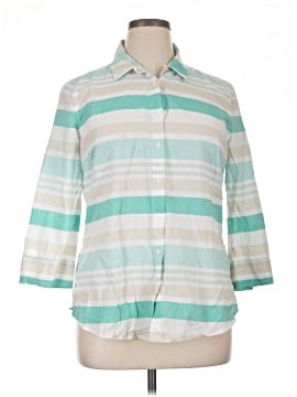 Van Heusen 3/4 Sleeve Button-Down Shirt (view 1)