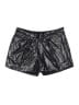 Charlotte Russe Metallic Silver Shorts Size 6 - photo 1