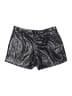 Charlotte Russe Metallic Silver Shorts Size 6 - photo 2