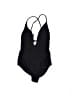 Motel Solid Black One Piece Swimsuit Size XS - photo 1