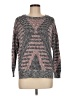 Maje Chevron-herringbone Pink Pullover Sweater Size Med (2) - photo 1