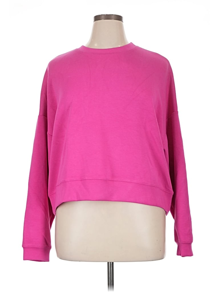 Pre-owned Scoop Sweatshirt In Pink