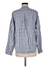 L.L.Bean Checkered-gingham Blue Long Sleeve Button-Down Shirt Size Med Reg - photo 2