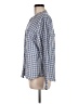 L.L.Bean Checkered-gingham Blue Long Sleeve Button-Down Shirt Size Med Reg - photo 5