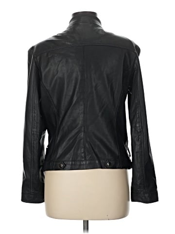 Aqua Leather Jacket (view 2)