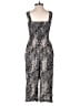 Roan + Ryan Floral Ivory Silver Jumpsuit Size XS - photo 2