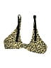 Tularosa Animal Print Yellow Swimsuit Top Size M - photo 2