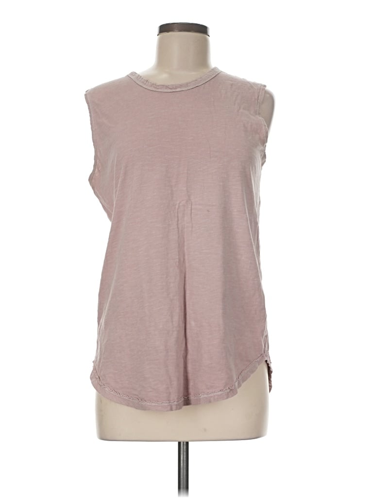 Pre-owned Alternative Sleeveless Top Pink Crew Neck Tops