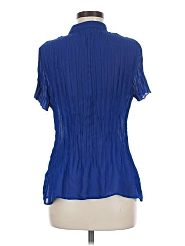 NY Collection Short Sleeve Blouse (view 2)