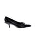 Prada 100% Leather Black Heels Size EU 38 1/2 - photo 1