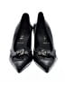 Prada 100% Leather Black Heels Size EU 38 1/2 - photo 2