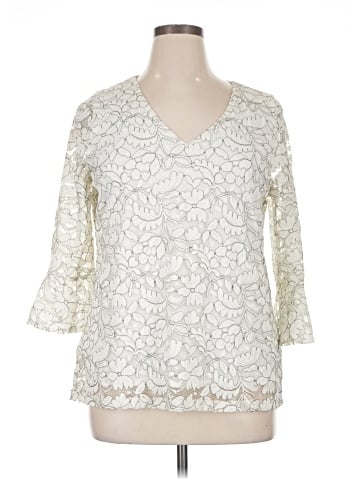 Elle 3/4 Sleeve Blouse (view 1)