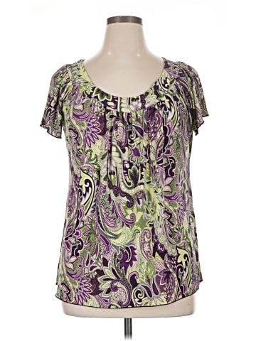 Carole Little Short Sleeve Blouse (view 1)