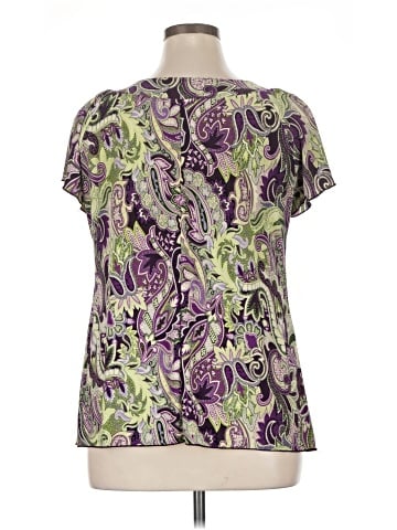 Carole Little Short Sleeve Blouse (view 2)