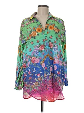 Johnny Was 3/4 Sleeve Blouse (view 1)