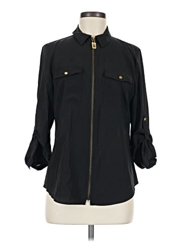 MICHAEL Michael Kors 3/4 Sleeve Button-Down Shirt (view 1)