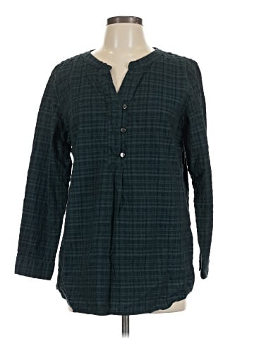 Christopher & Banks Long Sleeve Blouse (view 1)