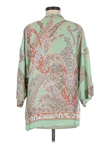 Zara Basic 3/4 Sleeve Blouse (view 2)