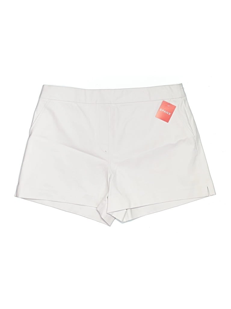 Pre-owned Spanx Athletic Shorts In White