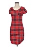 No Boundaries Plaid Red Casual Dress Size M - photo 1