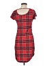 No Boundaries Plaid Red Casual Dress Size M - photo 2