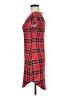 No Boundaries Plaid Red Casual Dress Size M - photo 5