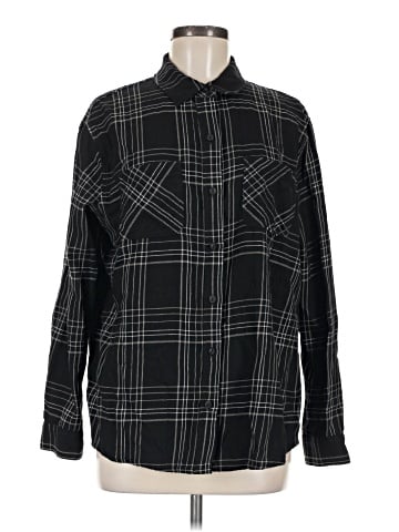 a.n.a. A New Approach Long Sleeve Button-Down Shirt (view 1)