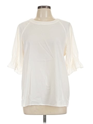 Banana Republic Factory Store Short Sleeve Blouse (view 1)