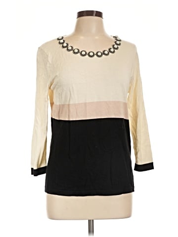 August Silk 3/4 Sleeve Top (view 1)