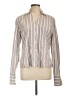 Assorted Brands Stripes Ivory Long Sleeve Button-Down Shirt Size 12 - photo 1